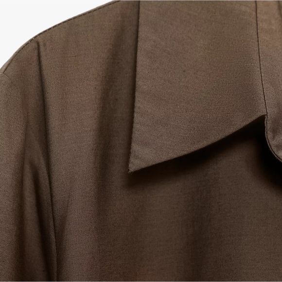 ZW COLLECTION POPLIN SHIRT DRESS - Picture 10 of 10